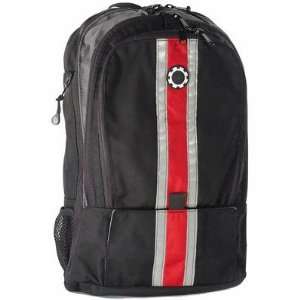  DadGear Red Center Stripe Backpack Diaper Bag Baby