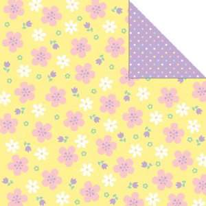 Happy Spring Double Sided Specialty Paper 12X12 May Flowers With 