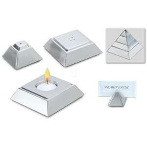  Pyramid 4 in 1 Set (Includes Candle, Salt n Pepper Shaker 