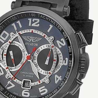 Fliegerchronograph AVIATOR HiTech POLJOT   Werk 3133  