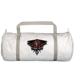  Gym Bag Dragon Sword with Skulls and Chains Everything 