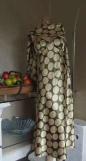 Joseph Ribkoff BNWT10 Stupendous Olive+Cream Dress+Scaf  