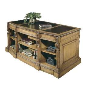  Presidential Bow Front Desk by Hekman   Chamois (719002181 