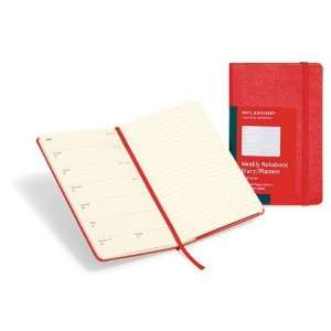   Planner Red Hard Cover Pocket (Moleskine Diaries) [Calendar
