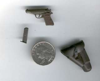 Miniature 1/6th Scale German Mauser HSC & Holster  