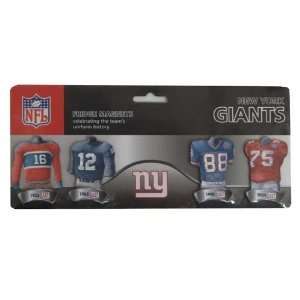  NFL New York Giants 4 Pack Uniform Magnet Set Sports 