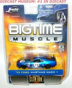 1973 73 FORD MUSTANG MACH 1 JADA MUSCLE DIECAST RARE  