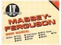 Massey Ferguson shop manual TO35 MF50 MF202 MH50 MF35  
