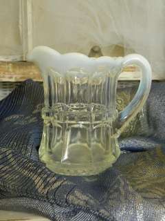 Northwood Regal French Opalescent Syrup Pitcher  