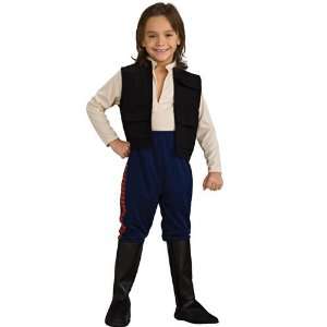 com Rubies Costume Co 33110 Star Wars Deluxe Han Solo Child Costume 