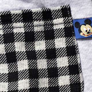 NWT Boys Gray Disney Mickey Mouse Fleece Pants 2 9Yrs  