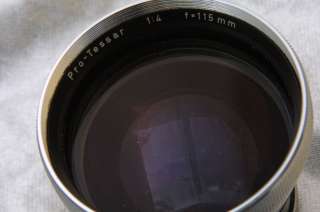 Zeiss Contaflex 115mm f4 Pro Tessar Lens  