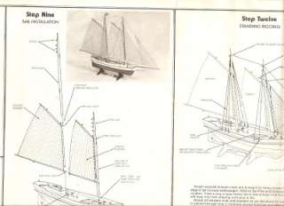   303 Glouchester Schooner Sharpshooter 1909 Balsa Wood Model Sail Ship