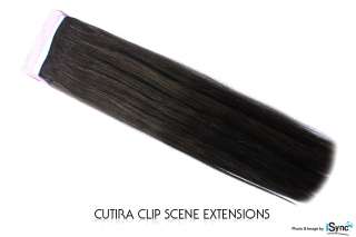 CUTIRA CLIP SCENE EXTENSIONS #3 (AAA REMY HAIR EXTENSION)  