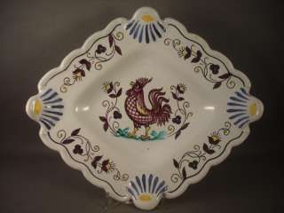   Pair of Majolica Tin Glazed Faience Italian Pottery Plates  