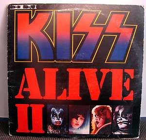 KISS ALIVE II WITH BOOKLET AND ORDER FORM VG+ HEAR IT  