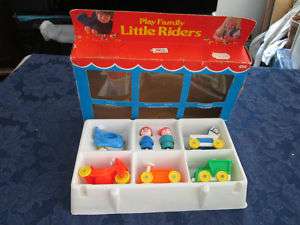 VTG Fisher Price Little People Baby Riders 656 Box Set  