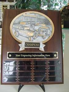 CLASSIC CAR SHOW PERPETUAL 16 YEAR PLAQUE TROPHY AWARD  