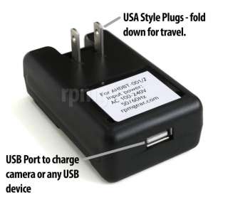 WALL OUTLET CHARGER for AC 110 220v GoPro HD HERO and HERO 2   Battery 