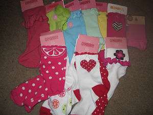   GAP GIRLS SOCKS VARIETY 3 4 5 YEARS 3T 4T 5T BOW BUTTONS HEART  