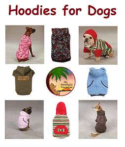 HOODIE COLLECTION for DOGS   Warm, Hip Style for This Years Fashion 