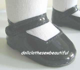 DOLL CLOTHES fits American Girl Molly Blck Patent Shoes  