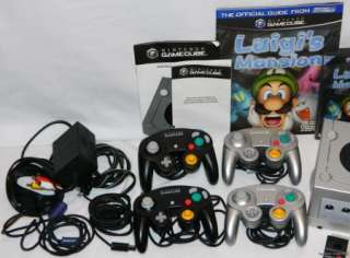 Lot Nintendo GameCube Console 11 Games 4 Controllers 2 Memory Cards AC 