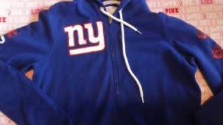 Victoria Secret PINK Hoodie Zipper New York Giants NY NWT Medium 