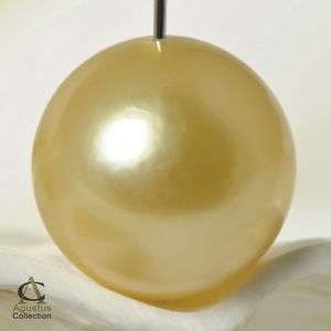 Round GOLDEN SOUTH SEA PEARL Lombok 2.15 g / 11.39 mm  