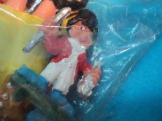 VINTAGE 1970S PINOCCHIO CHARACTERS BAGGED CAKE TOPPERS ARGENTINA 
