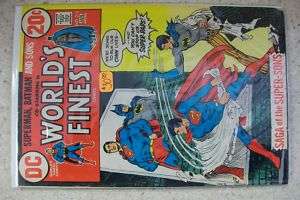 Worlds Finest #215   DC COMICS 1973 batman superman  