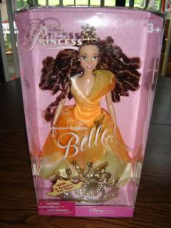 Disney Princess Enchanted Belle Doll with Crown   New  