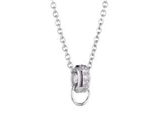 Amor Basics Damen Halskette mit Charmträger 925 Silber 360609  