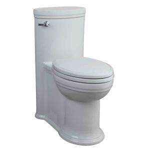   Archive 1 Piece Elongated Water Closet with Slow Close Seat in White