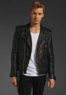 BLK DNM Motorcycle Leather Jacket 5 in Black  