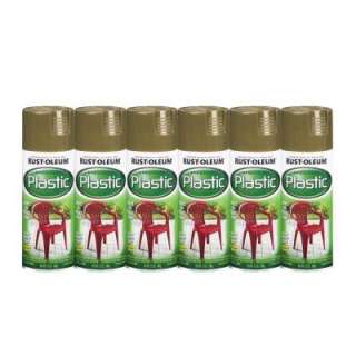 Rust OleumSpecialty 12 oz. Semigloss Taupe Plastic Spray Paint (6 Pack 