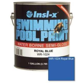 WR 1000 1 Gallon Semigloss Acrylic Royal Blue Waterborne Swimming Pool 