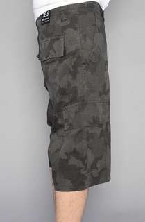 LRG Core Collection The CC Cargo Short SMU in Black Camo  Karmaloop 