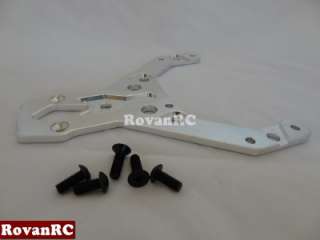 Rovan RC CNC Aluminum Front Upper Plate Kit Fits HPI Baja 5B SS, 2 
