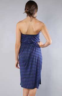 Quiksilver The Coastal Stripe Dress in Indigo Blue  Karmaloop 