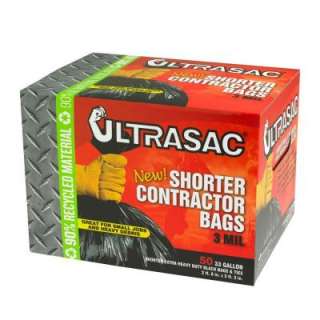 Ultrasac 3 MIL Short Contractor Bag (50 Count) HMD 891454 at The Home 