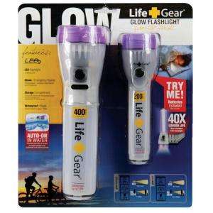 Life+Gear Glow Flashlight/Glow Mini Combo Pack   Purple LG398 at The 