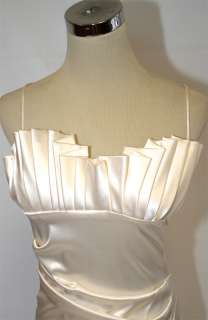 NWT WINDSOR $145 Cream Junior Prom Party Evening Gown 7  