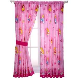 Disney Princess Kinderzimmer Gardine, Vorhang,   2 Schals mit 