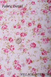 VICTORIA SHABBY PINK ROSE CHIC 10 YARDS 96 WIDE FABRIC  