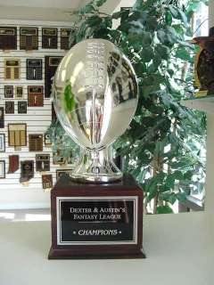 FANTASY FOOTBALL PERPETUAL TROPHY 24 YEARS SILVER COOL  