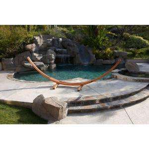 RST Outdoor Cypress Wood Arc Hammock Stand OP WH01BR.Frame at The Home 