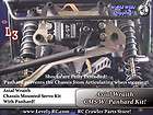 AXIAL WRAITH CHASSIS MOUNTED SERVO KIT W PANHARD RC ROCK CRAWLER PARTS 