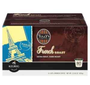 NEW Keurig Brewing Tullys French Roast K Cups   160 ct  