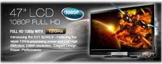 Vizio SV470XVT 47 LCD HDTV   1080p, 1920 x1080, 120Hz Smooth Motion 